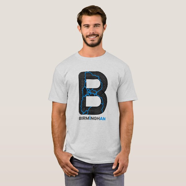 Camiseta T-shirt dos canais de Birmingham (Frente Completa)