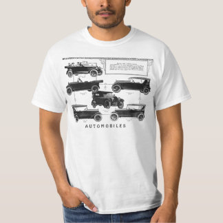 Camiseta T-shirt dos carros antigos