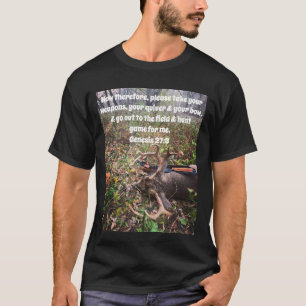 Camiseta T-shirt dos cervos do 27:3 da génese