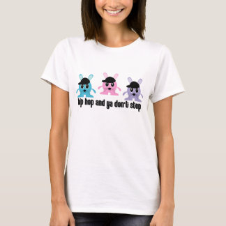 Camiseta T-shirt dos coelhos de Hip Hop