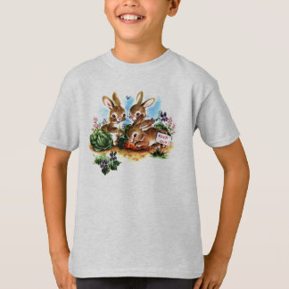 Camiseta T-shirt dos coelhos do vintage