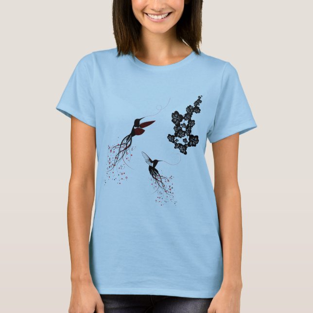 Camiseta T-shirt dos colibris (Frente)