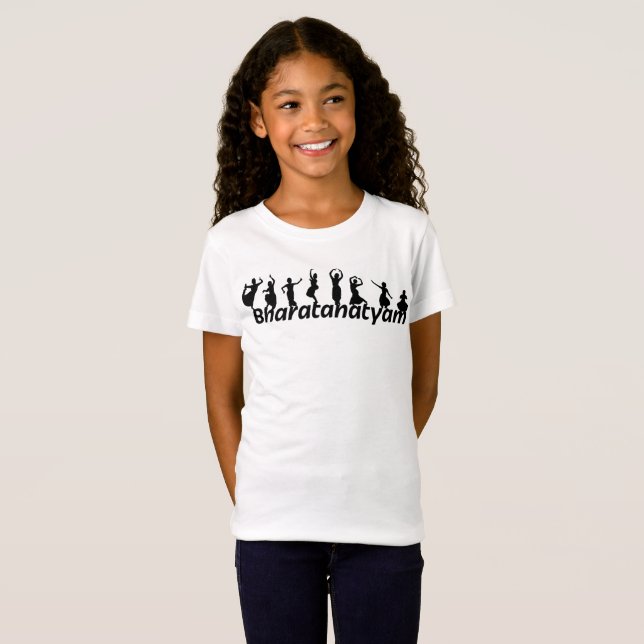 Camiseta T-shirt dos dançarinos do Bharatanatyam das (Frente Completa)