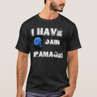 CAMISETA T-SHIRT DOS DANOS CEREBRAIS