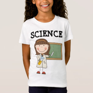 Camiseta T-shirt dos desenhos animados da ciência