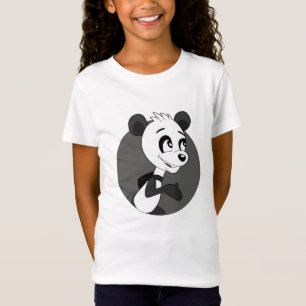 Camiseta T-shirt dos desenhos animados da panda
