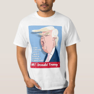 Camiseta T-shirt dos desenhos animados de Donald Trump: O