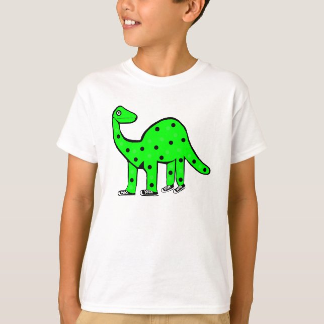 Camiseta T-shirt dos desenhos animados do dinossauro dos (Frente)