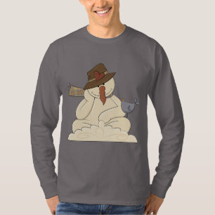 Camiseta T-shirt dos desenhos animados do feriado do boneco