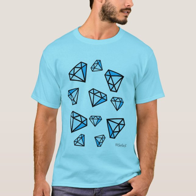 Camiseta T-shirt dos diamantes (Frente)