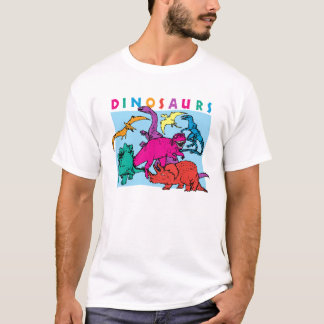 Camiseta T-shirt dos dinossauros