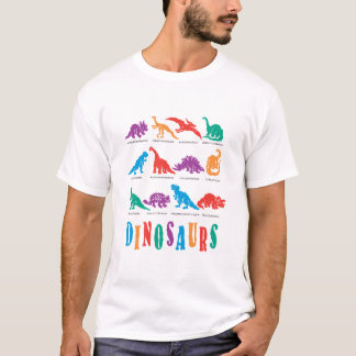 Camiseta T-shirt dos dinossauros