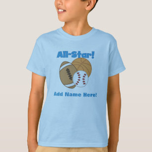 Camiseta T-shirt dos esportes de All Star