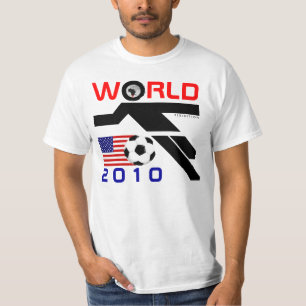 Camiseta T-shirt dos EUA do campeonato do mundo 2010
