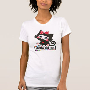 Camiseta T-shirt dos GATINHOS de NINJA