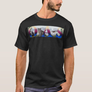 Camiseta T-shirt dos gatos de OAS