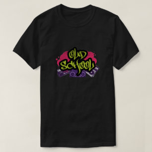 Camiseta T-shirt dos grafites da velha escola