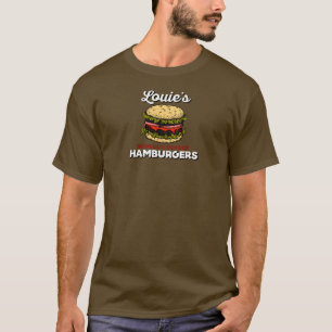 Camiseta T-shirt dos Hamburger do polimento do Wipeout de