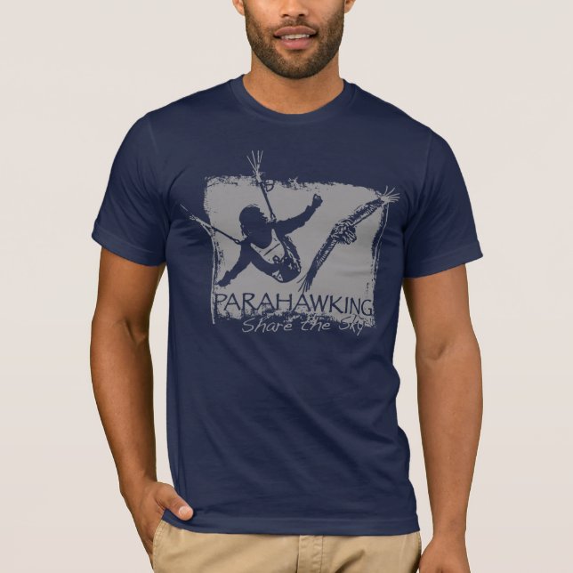 Camiseta T-shirt dos homens - azul (Frente)