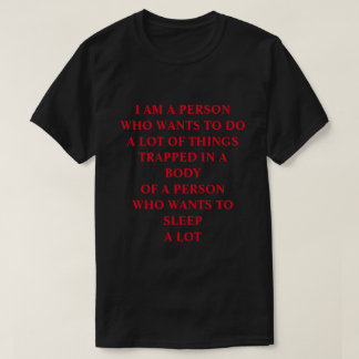 Camiseta T-shirt dos homens com citações engraçadas