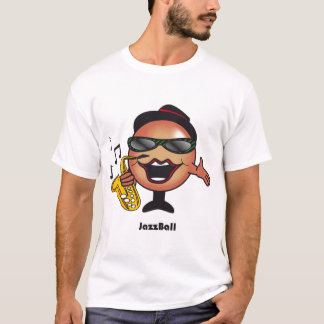 Camiseta T-shirt dos homens da bola do jazz