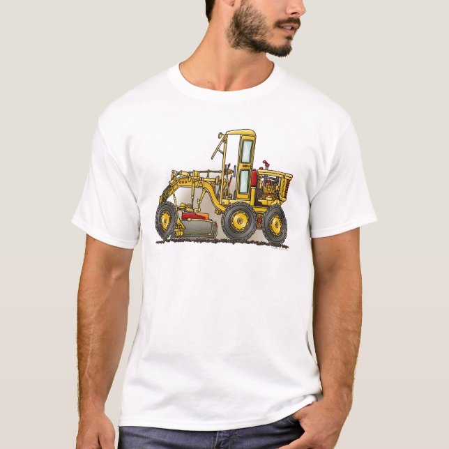 Camiseta T-shirt dos homens da construção do graduador da (Frente)