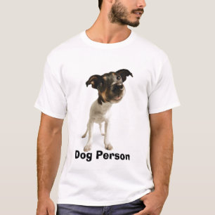 Camiseta T-shirt dos homens da pessoa do cão