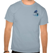 T-shirt dos homens da praia de Surfrider