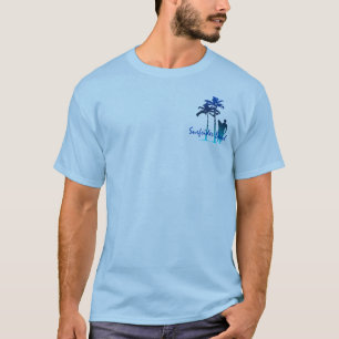Camiseta T-shirt dos homens da praia de Surfrider