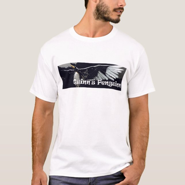 Camiseta T-shirt dos homens de "Penguinn", branco, tamanho (Frente)