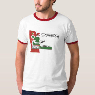 Camiseta T-shirt dos homens de Volante do disco