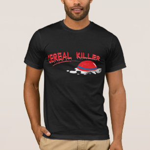 Camiseta T-shirt dos homens do assassino do cereal