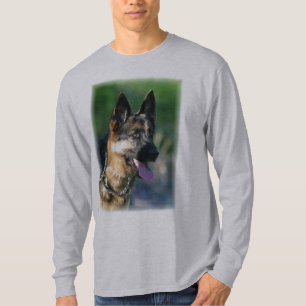 Camiseta T-shirt dos homens do german shepherd