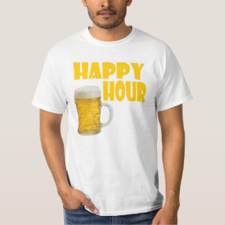 Camiseta t-shirt dos homens do happy hour