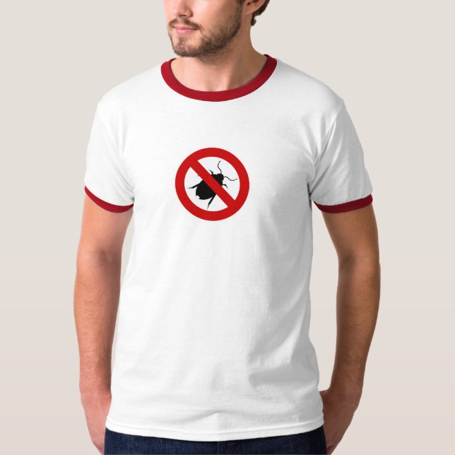 Camiseta T-shirt dos homens do lutador do inseto do GNOMO (Frente)