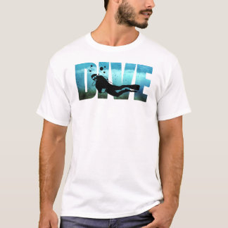Camiseta T-shirt dos homens do mergulho autónomo do