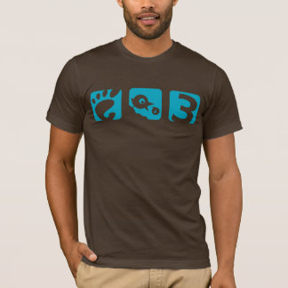 Camiseta T-shirt dos homens do pássaro do GNOMO 3