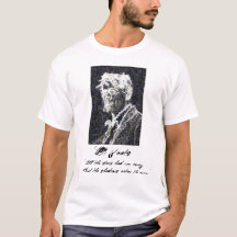 T-shirt dos homens - William Butler Yeats