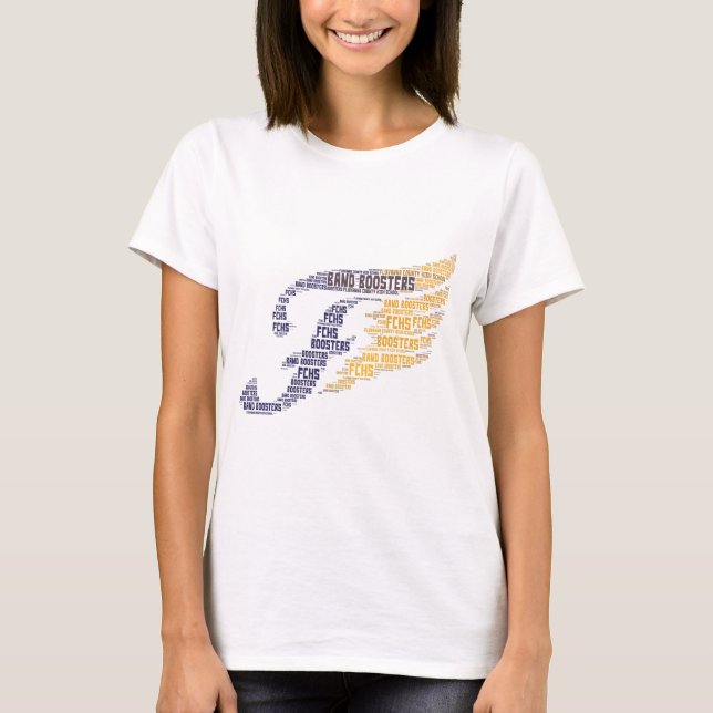 Camiseta T-shirt dos impulsionadores da banda (#2) (Frente)