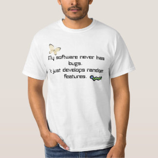Camiseta T-shirt dos insetos de software