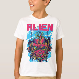 Camiseta T-Shirt dos Invasores de alienígena