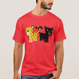 Camiseta T-shirt dos leopardos do amor