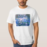 T-shirt dos lírios de água de Monet