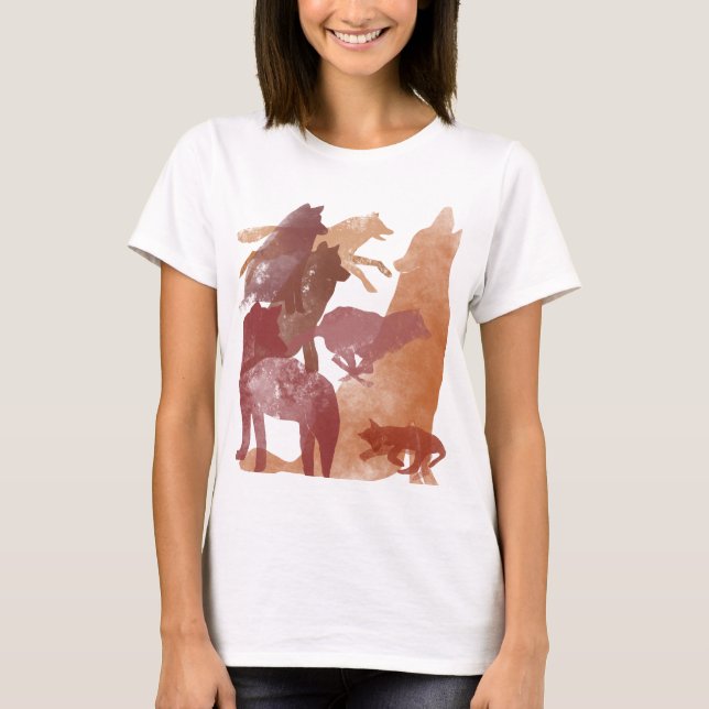 Camiseta T-shirt dos lobos (Frente)