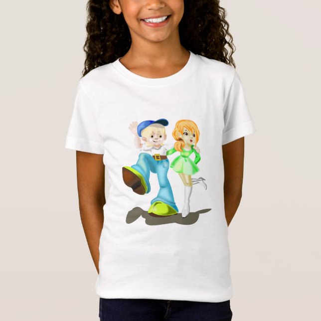 Camiseta T-Shirt dos Melhores Amigos (Frente)