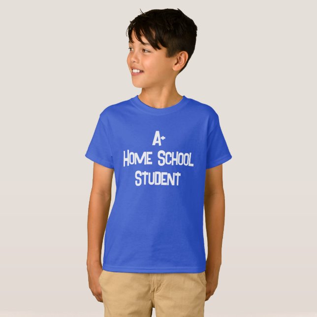 Camiseta T-Shirt dos Meninos Da Escola Superior A+ (Frente Completa)