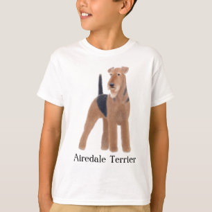 Camiseta T-shirt dos miúdos de Airedale Terrier