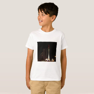 Camiseta T-shirt dos miúdos de Las Vegas da torre da