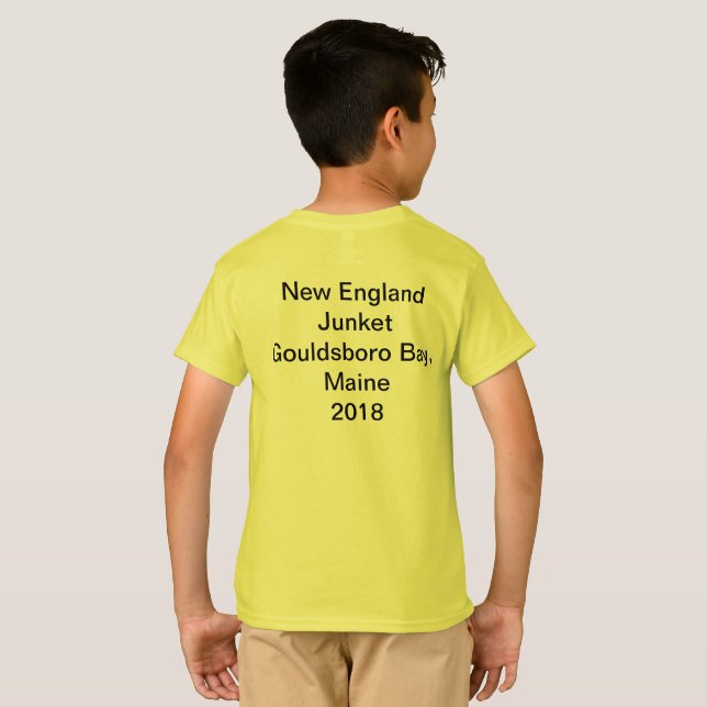Camiseta T-shirt dos miúdos do representante 2018 de Nova (Parte Traseira Completa)