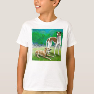 Camiseta T-shirt dos miúdos dos galgos